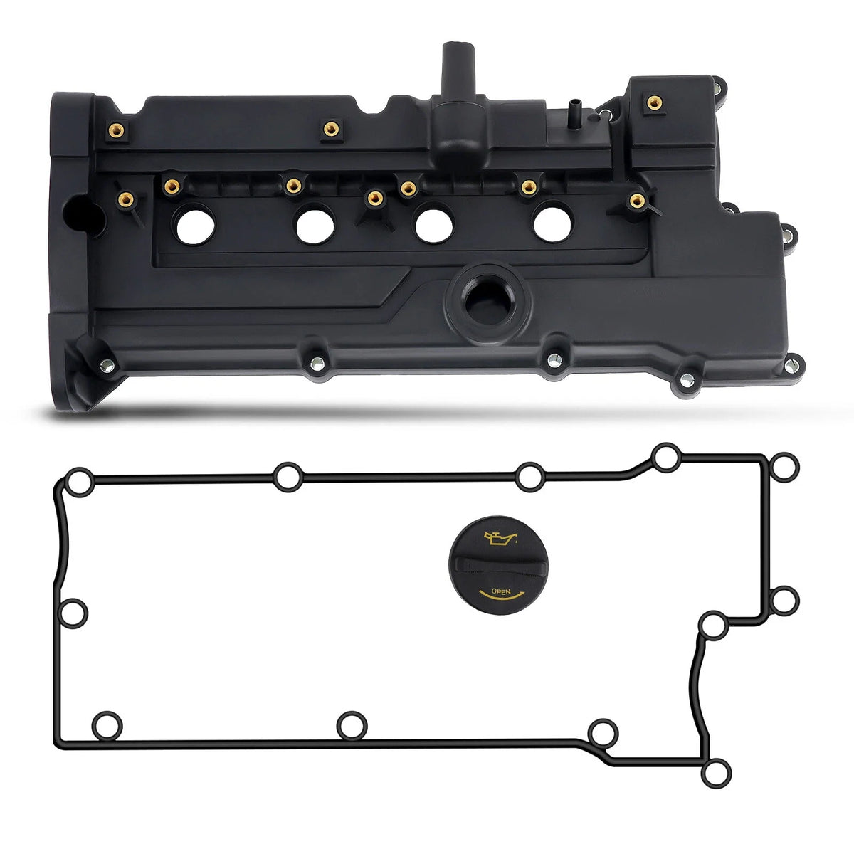 Cylinder Head Valve Cover for Hyundai Accent Kia Rio Rio5 1.6L L4 DOHC (2006–2011)