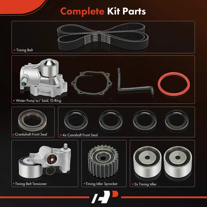 11x Timing Belt & Water Pump Kit for Subaru Forester Impreza Legacy (1998)