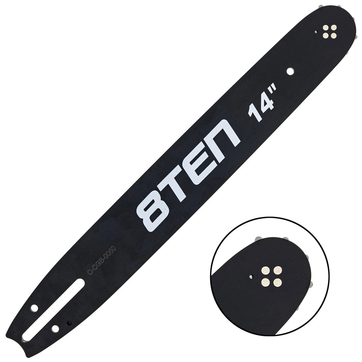 8TEN 14" Chainsaw Guide Bar & Chain .050 3/8 52DL for Husqvarna (36-240) 140SXEA041, 140SPEA041