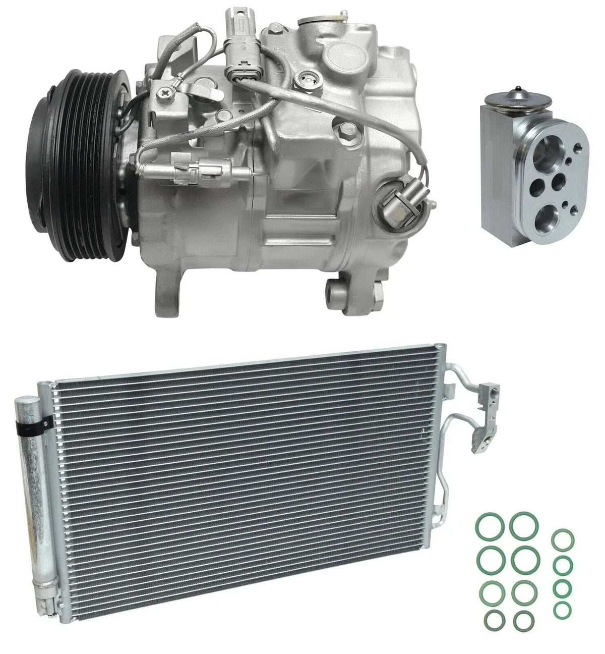 AC Compressor Kit With Condenser for BMW 428i 2.0L (2014–2014)