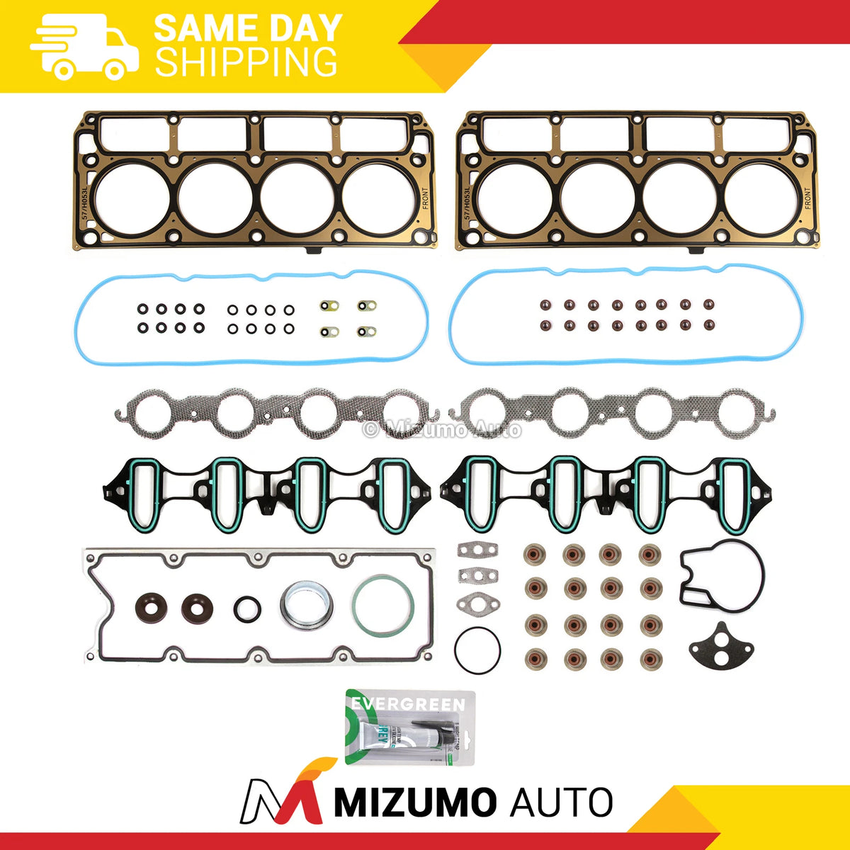 MLS Head Gasket Set for Buick Cadillac Chevrolet GMC 4.8L 5.3 V8 (1999–2001)
