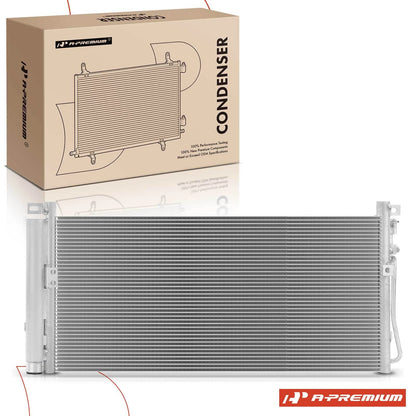 A/C Condenser w/ Bracket & Receiver Drier for Kia Stinger Genesis G70 (2018–2023) - 97606J5150, KI3030151, 30128