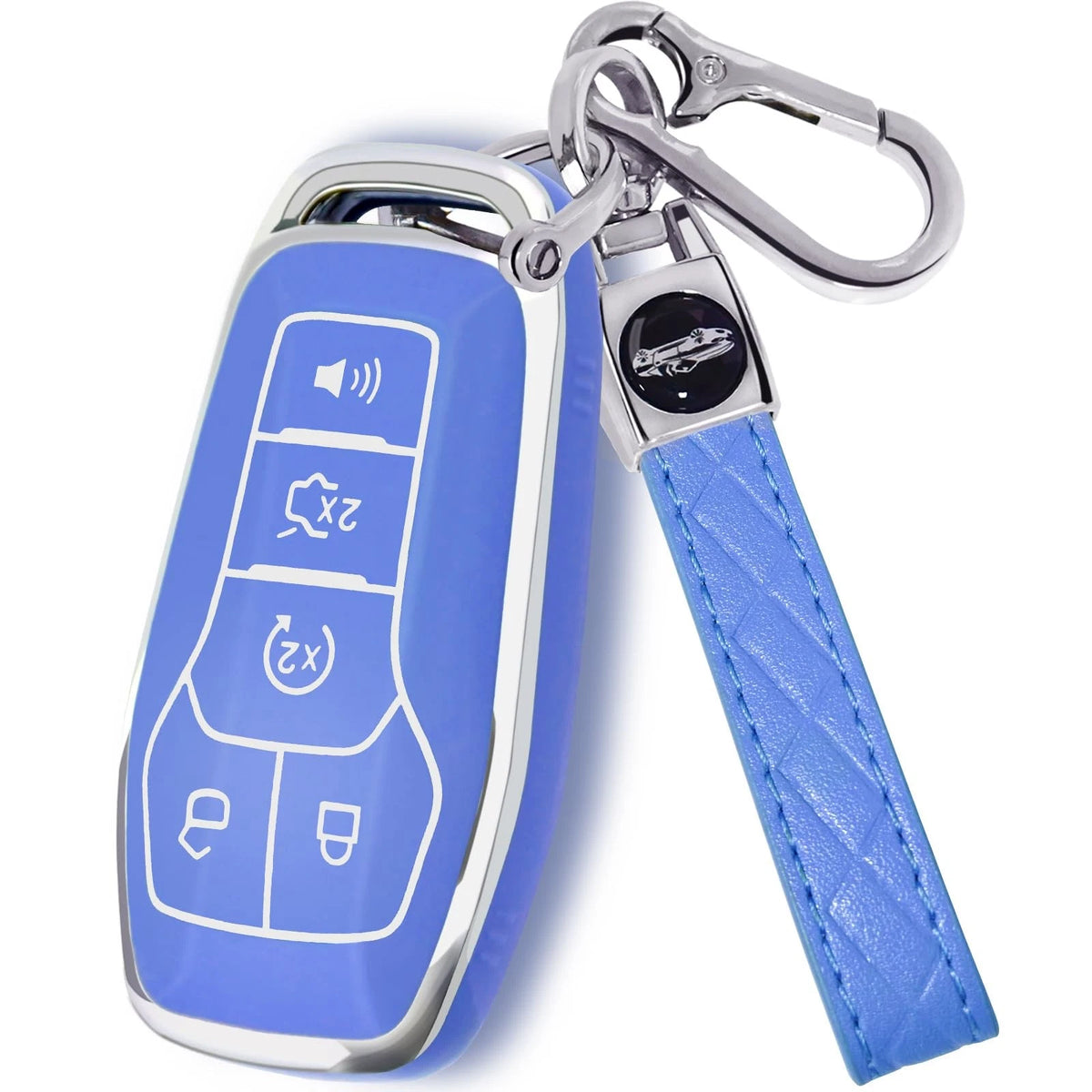 Key Fob Cover for Ford Mustang, F150, Explorer (2015–2023)
