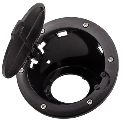 Fuel Filler Door Cover for Jeep Wrangler JK (2007–2018) Black