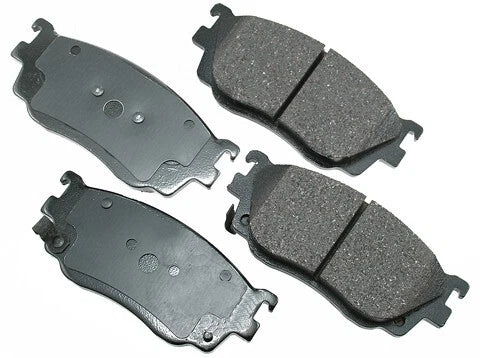Set of 4 Front Disc Brake Pads for Mazda 626 Protégé 1998–2003 (Akebono ProACT)