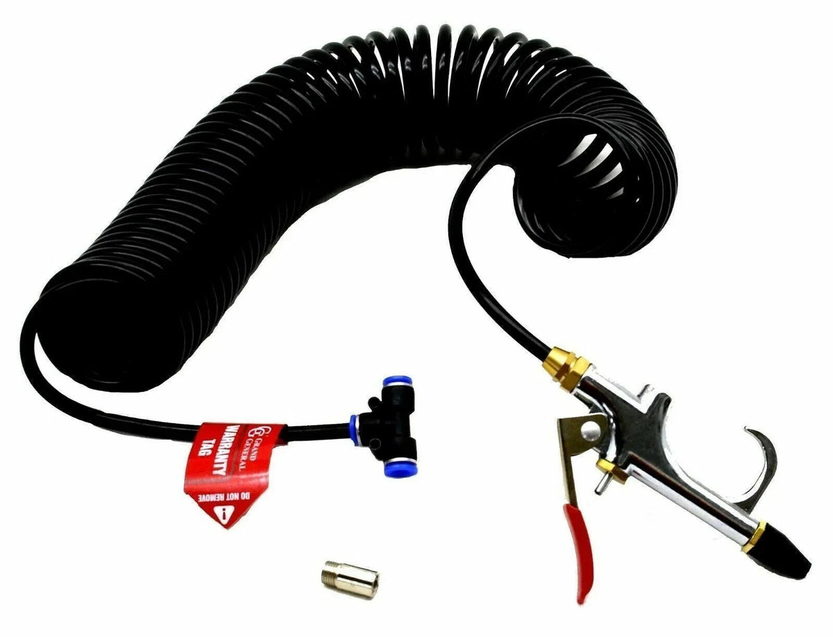 Blow Gun Kit 1/4" Air Tee 27ft for Peterbilt Kenworth Freightliner (99512)