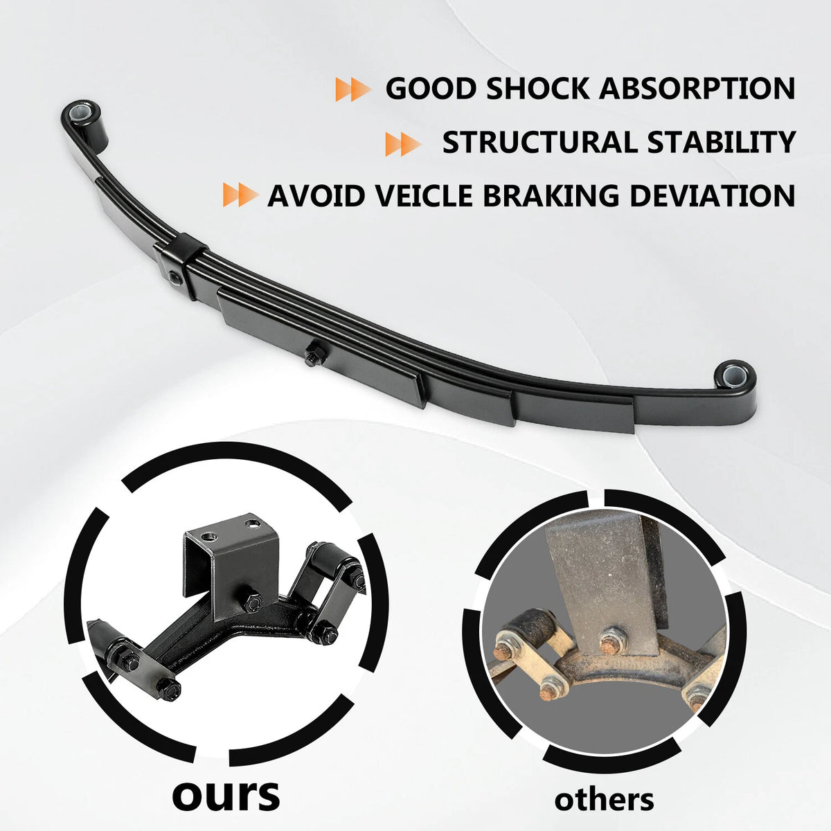 Tandem Trailer Axle Suspension Kit for (AINUO000006224, PR4B)