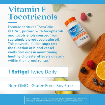 Vitamin E Tocotrienols for Doctor's Best (60 Count)