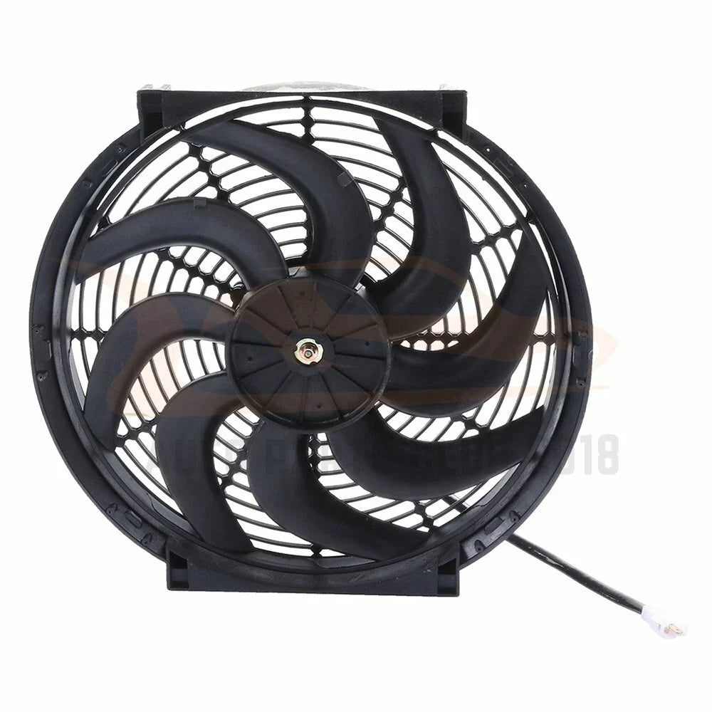2X 14" Electric Cooling Fan Mount Kit for Universal Applications
