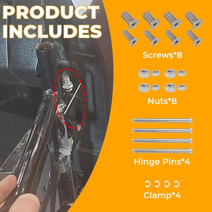 Door Hinge Bushing Upgrade Kit for Kawasaki Teryx KRX 1000 & KRX4 1000 (2020–2024)