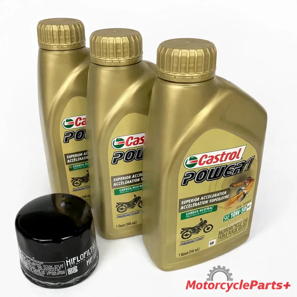 Oil Change Filter Kit for Ducati Motorcycles (350-696, Monster, Scrambler, Pantah, F3) 15D2C1 + HF153