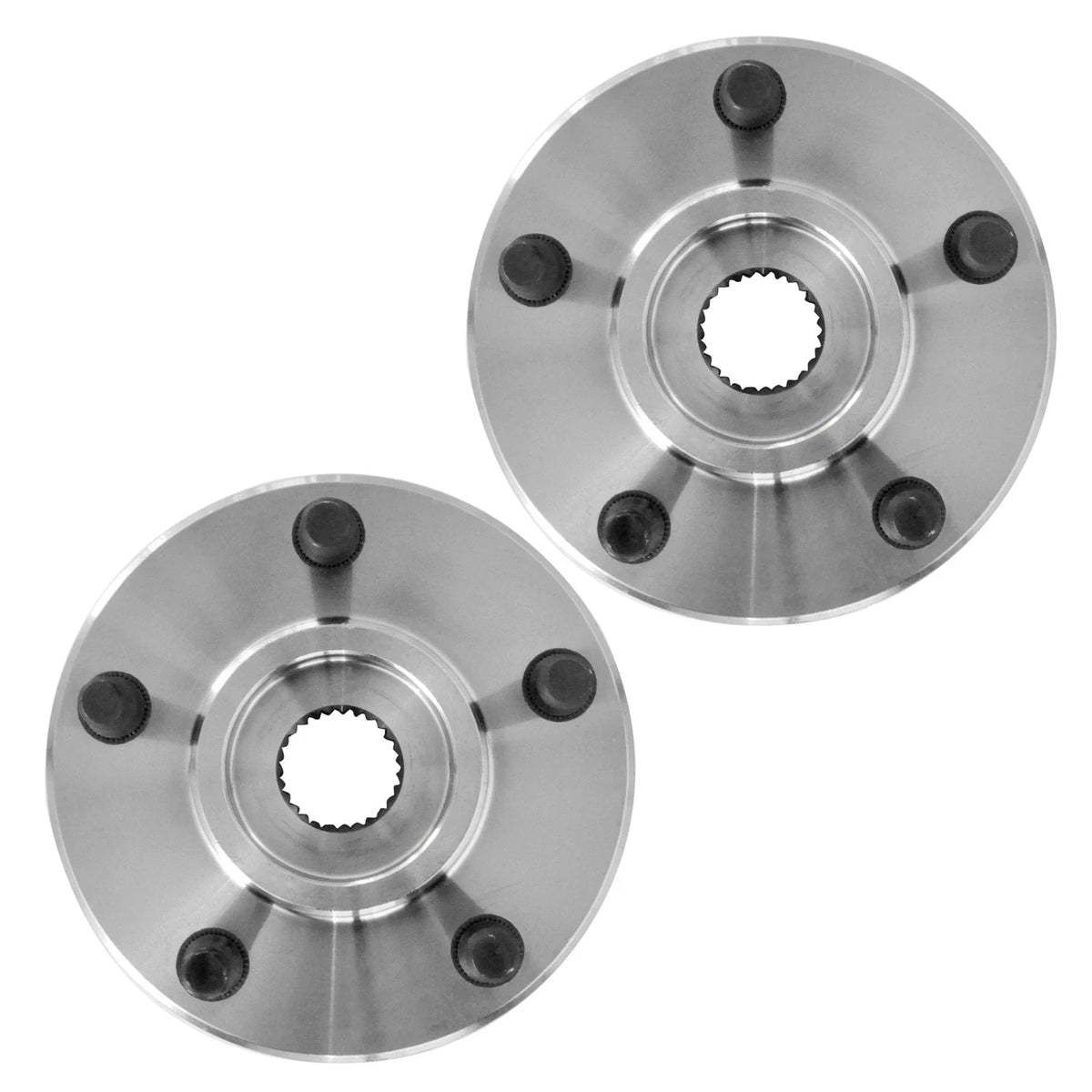 2pcs Front Wheel Bearing & Hub L&R for Jeep Wrangler/Wagoneer/Cherokee/Comanche (1984–1989)