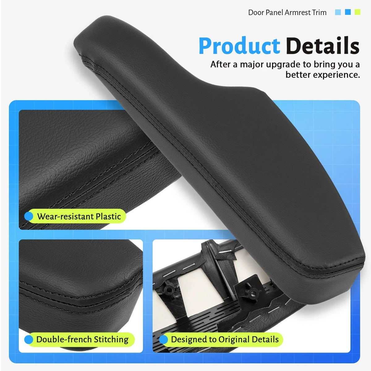 Front Passenger Side Door Panel Armrest for Chrysler 300 Dodge Charger (2011–2023)