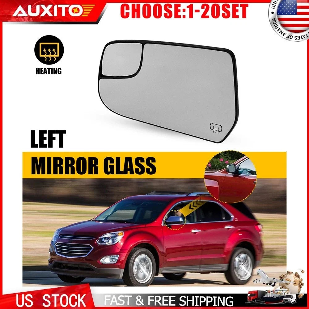 LH Heated Mirror Glass for GMC Terrain (2010–2017) OE 22906957
