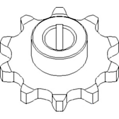 H228385 Clean Grain Elevator HD Sprocket for John Deere 9770STS 9870ST