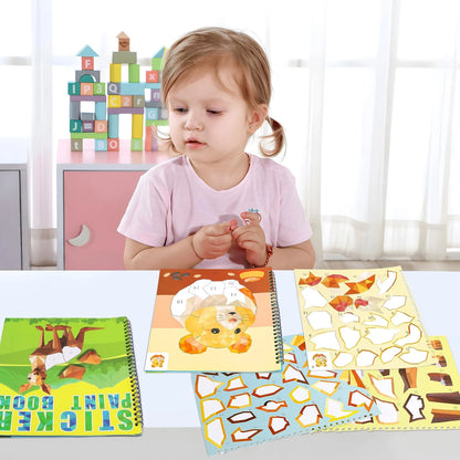 2X Sticker Books for Kids Ages 4-8 - Zoo & Pet Themes