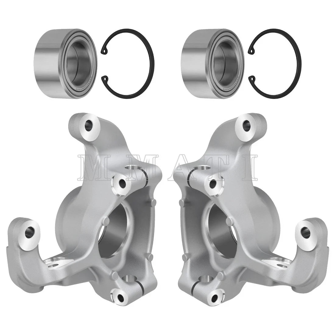 2 Front Steering Knuckles & Bearings Kit for Polaris Sportsman 550 X2/XP (2009–2014)