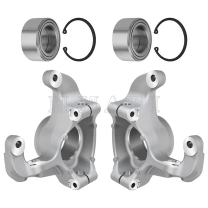 2 Front Steering Knuckles & Bearings Kit for Polaris Sportsman 550 X2/XP (2009–2014)
