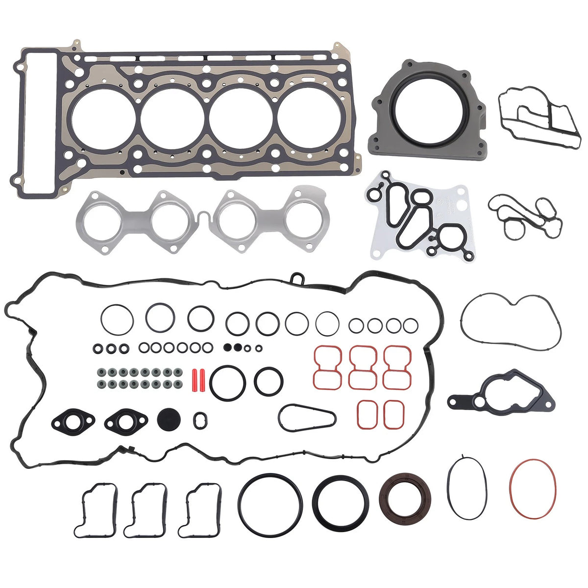 Engine Gasket Kit for Mercedes Benz E200 E250 E260 C200 C250 (M271) 0000535658, 2710161520, 2710140004