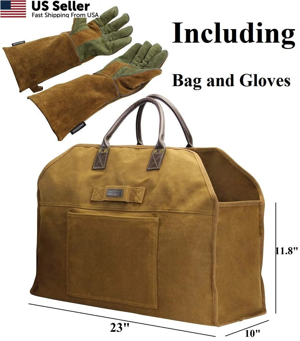 Firewood Log Carrier Bag for INNO Stage (23.4'' L x 10'' D x 11.4'' H)