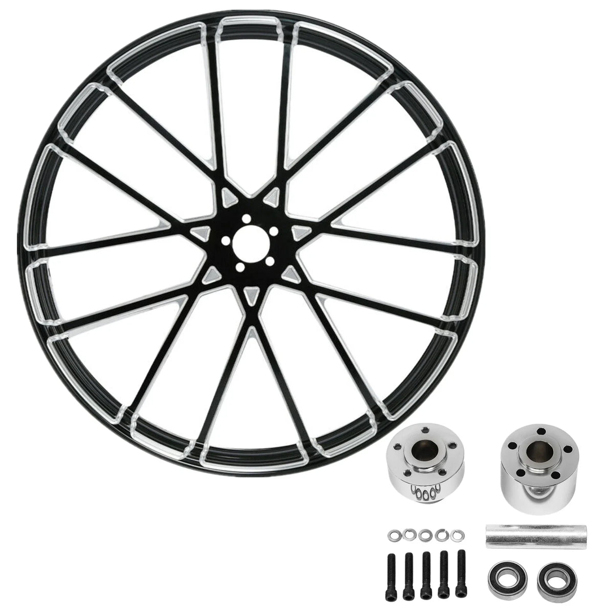 32'' x 3.5'' Front Wheel Rim & Hub Single Disc for Harley Street Glide (2008–2025)