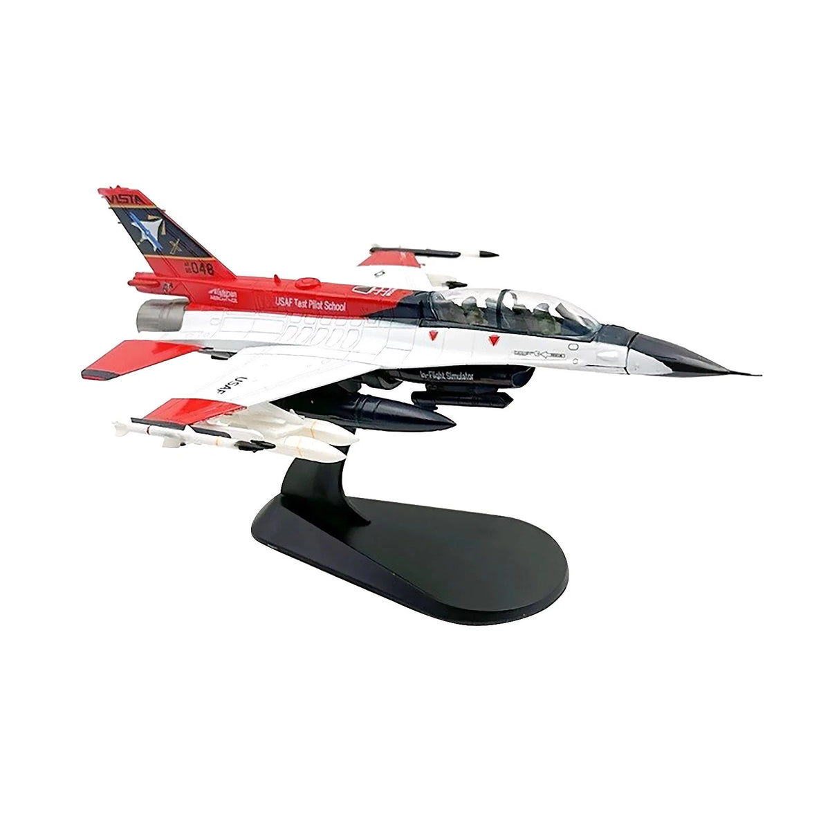 1/72 Scale Alloy F-16D X-62A VISTA Fighting Falcon Model Display
