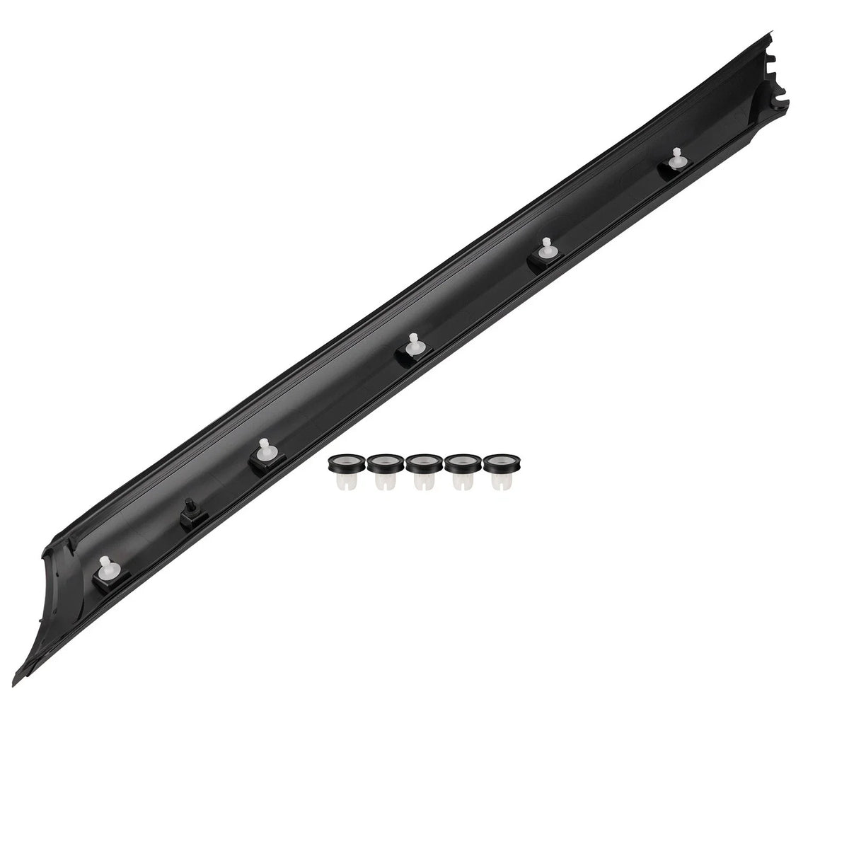 A-Pillar Molding 768374RA0A for Nissan Maxima (2016–2020) Left ABS Black