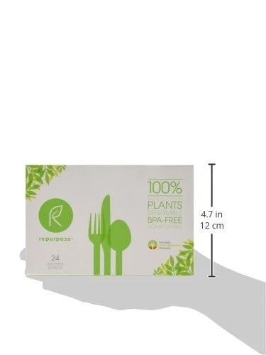 24-Pack Compostable Utensils for Assorted Uses (No Part Numbers)
