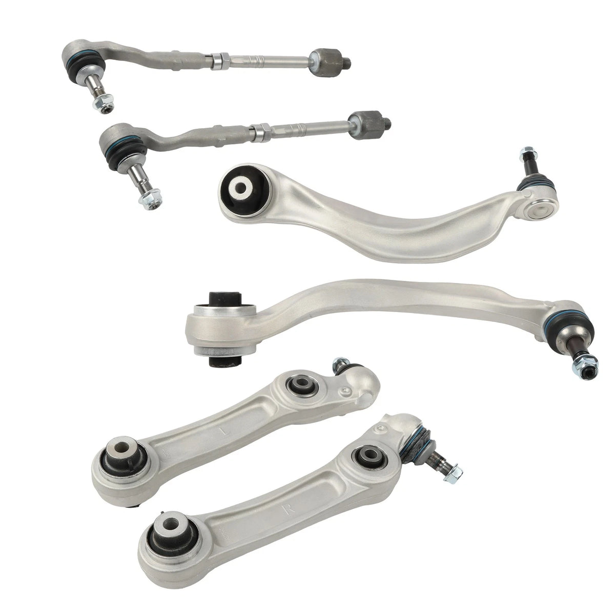 6Pcs Front Control Arm Tie Rod Assembly Kit for BMW 5 6 Series (F10 F11 F12)