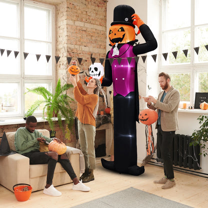 12 FT Inflatable Pumpkin Man Decoration for Halloween (In/Outdoor)