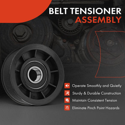 Belt Tensioner Pulley for Dodge B150 B250 Durango Ram 1500 2500 Jeep (53010158AB, 53010161, 38016, 419-608)