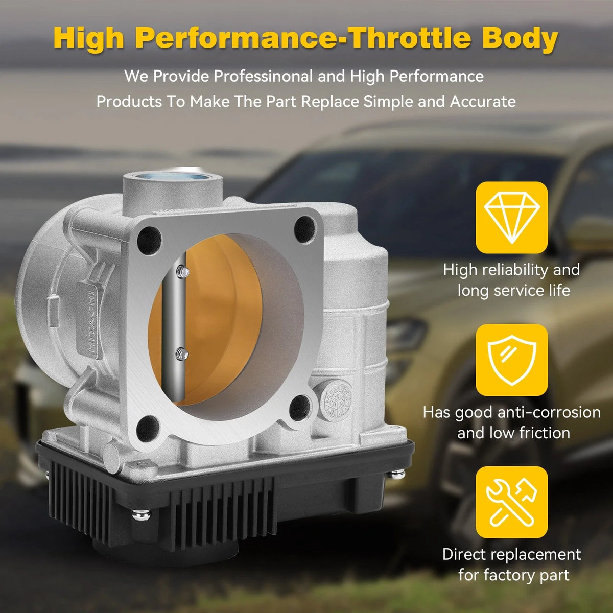 Throttle Body for Nissan X-Trail L4 2.5L (2005–2006)