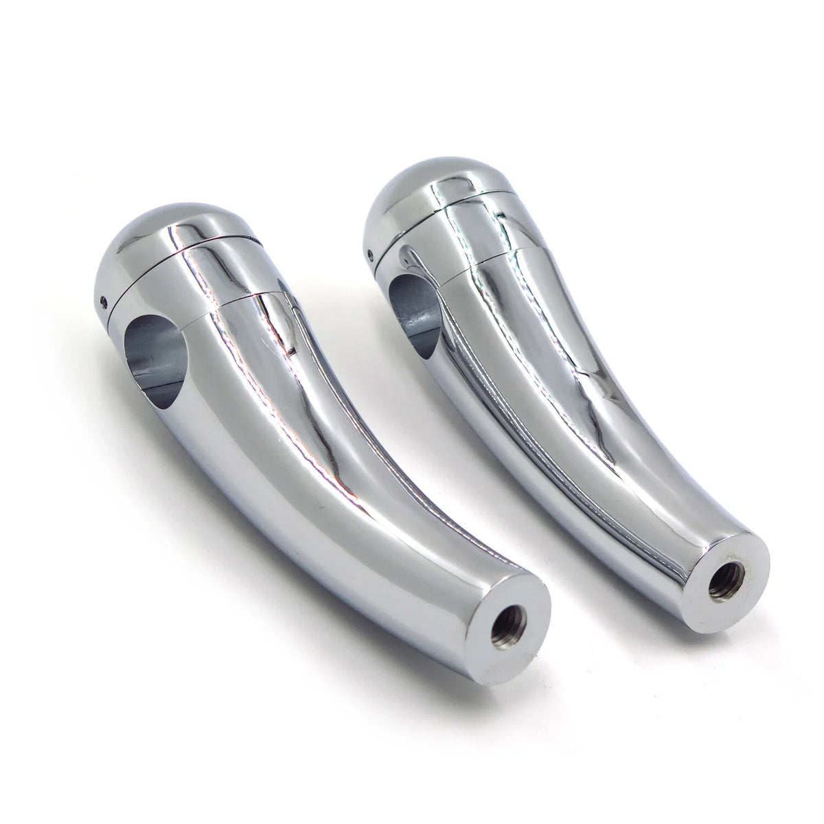 Chrome Handlebar Risers for Universal Motorcycle Dirt Bike ATV (7/8" 22mm)
