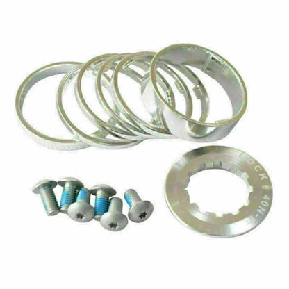 Single Speed Cog Set (16T, 17T, 18T, 23T) for Bike Hub Disc + Spacers