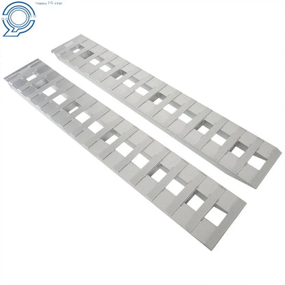 Set of 2 Aluminum Ramps for Car Trailer Truck (6000 lbs Capacity)