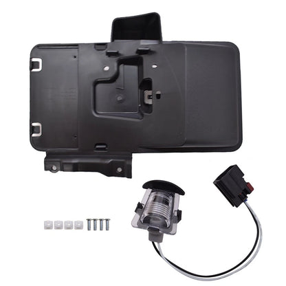Rear License Plate Tag Bracket & Light for Jeep Wrangler JK (2007–2018) - 68064720AA, 68064720, CH1168101