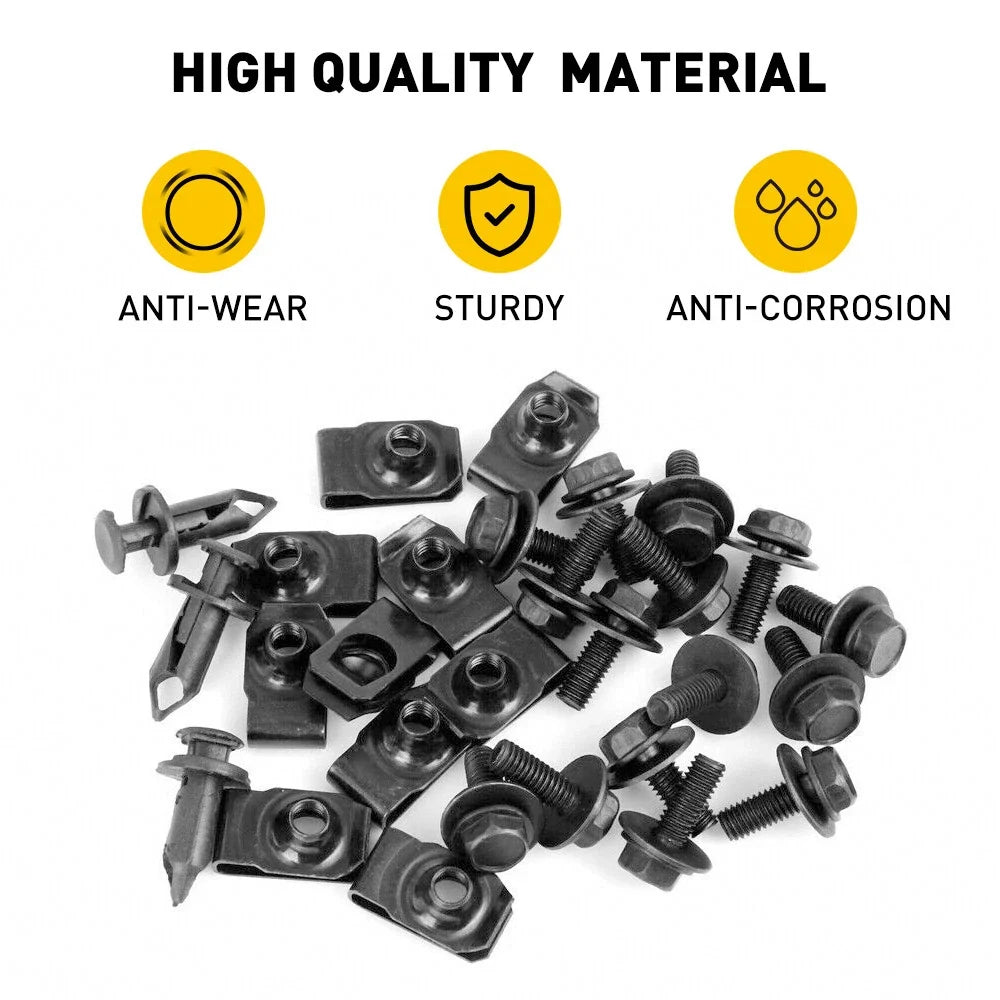 Engine Splash Shield Guard Hardware Kit for Make Model