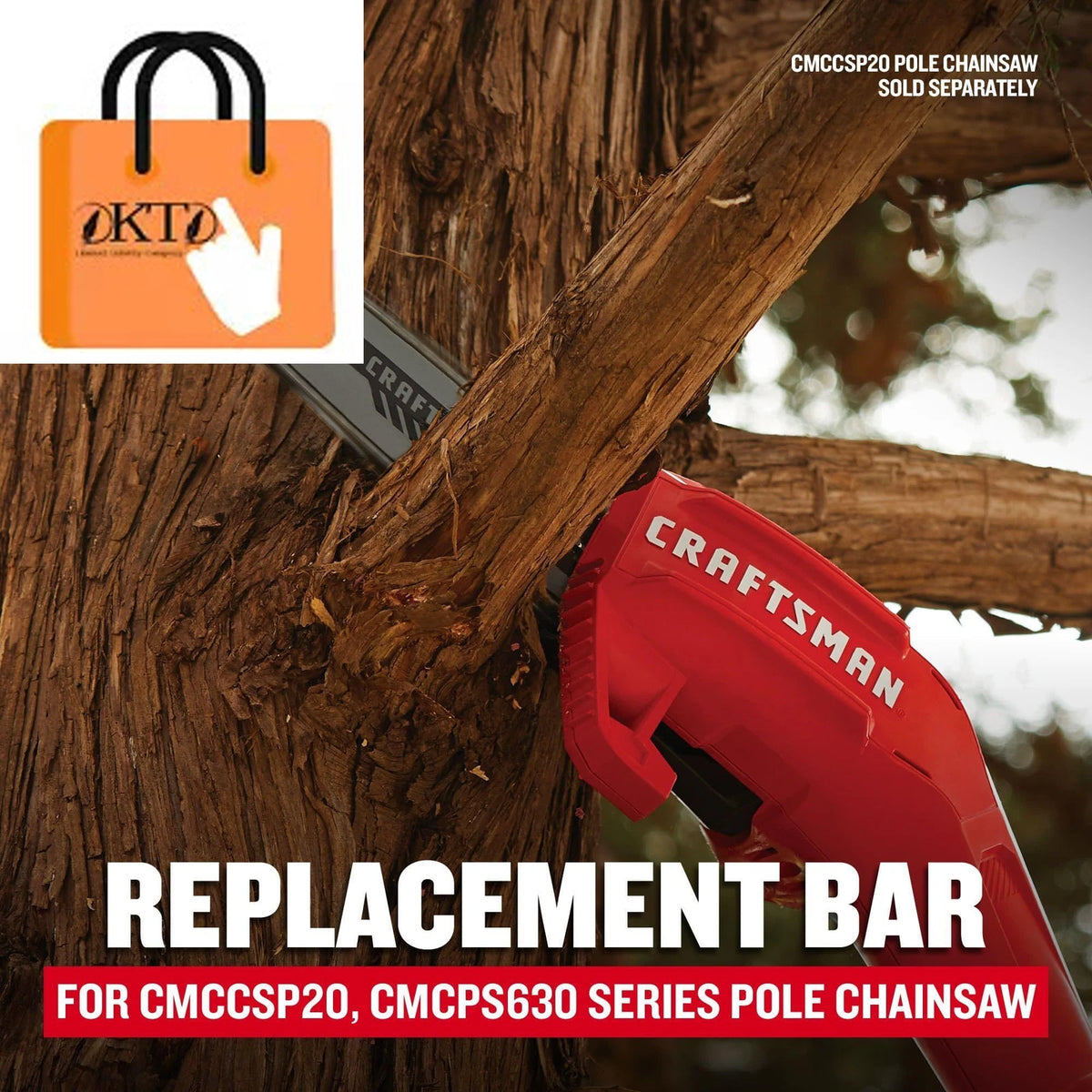 8-Inch Chainsaw Bar for CMCCSP20 (No Year Range)