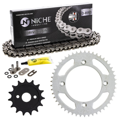 Sprocket Chain Set 15/49 Tooth for Honda CR80R CR85R (MK1004497, 9Y581-97115-00)