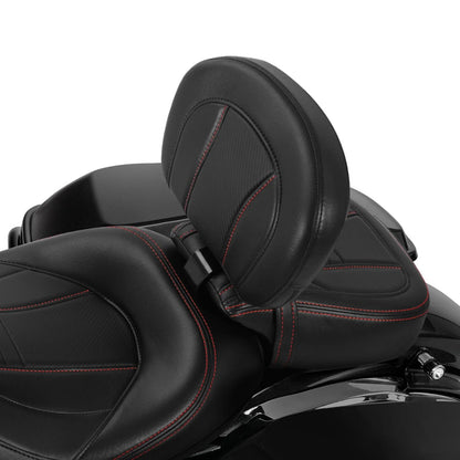 Front Rider Driver Backrest for Harley Touring Road Street Glide (2009–2023)