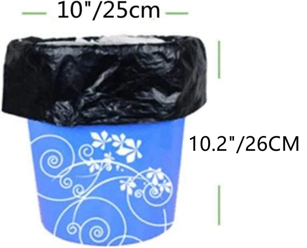1.2-1.5 Gallon Small Wastebasket Trash Bags (Pack of 180) - Black