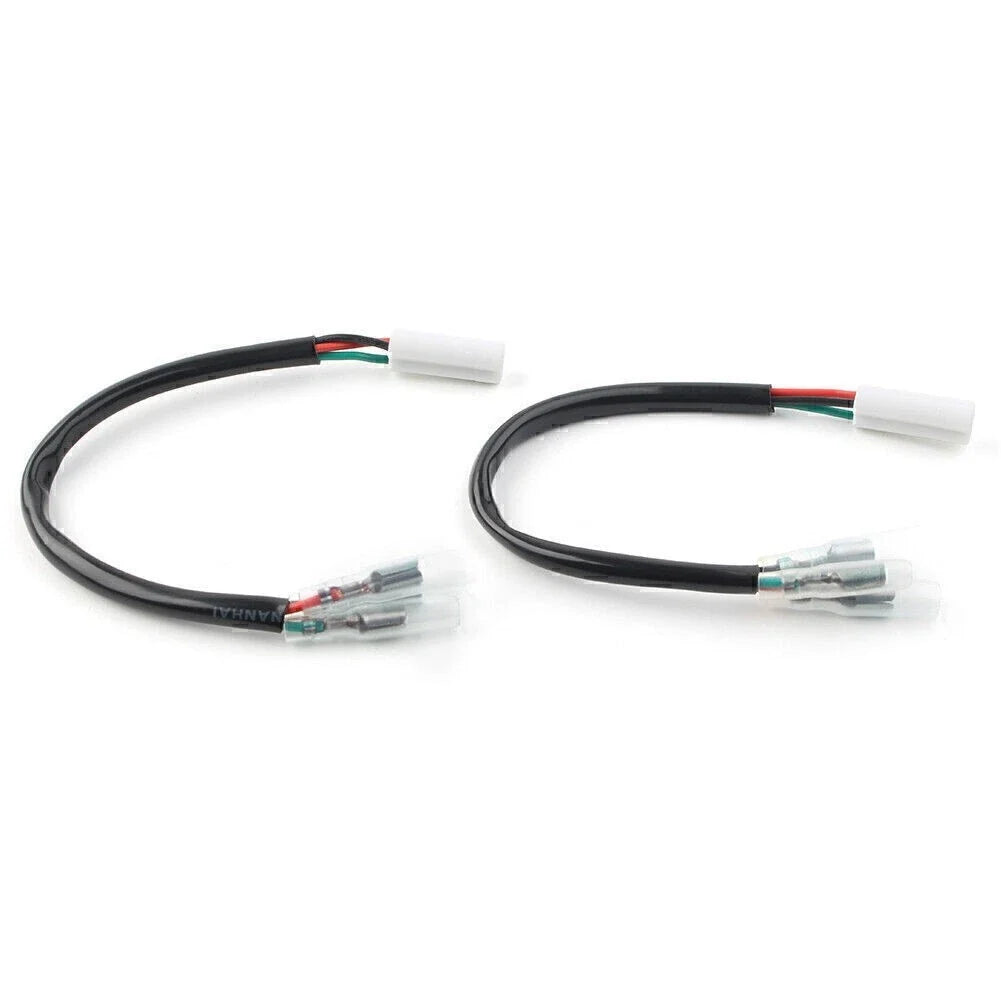3-Wire Front Turn Signal Splitter Harness Y-Adapter for Yamaha R1/R3/R6/FZ07/FZ09 (2000–2023)