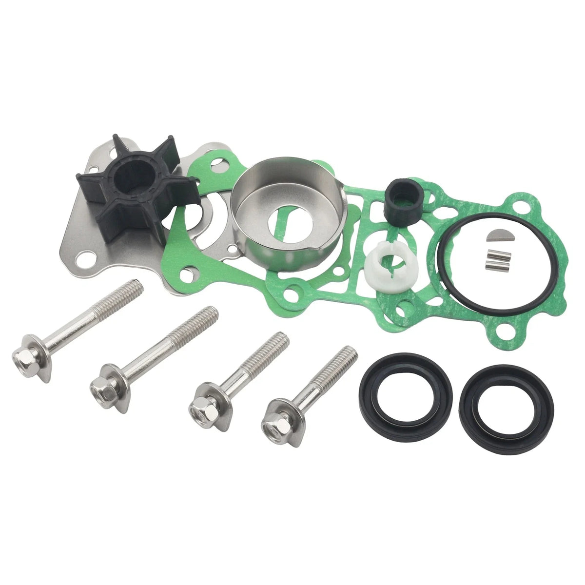 Water Pump Impeller Kit for Yamaha 4 Stroke 70 HP Outboard (2000–2023)