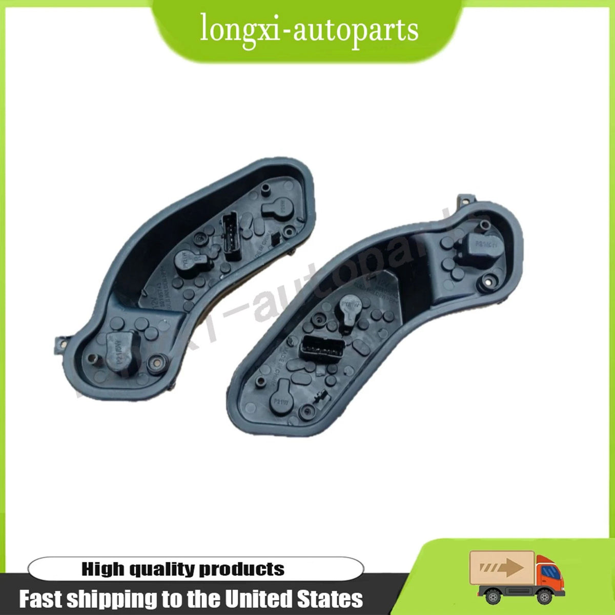 Set of 2 Rear Taillight Socket Assembly for Nissan Versa (2012–2019) 26551-3AW0A, 26556-3AW0A