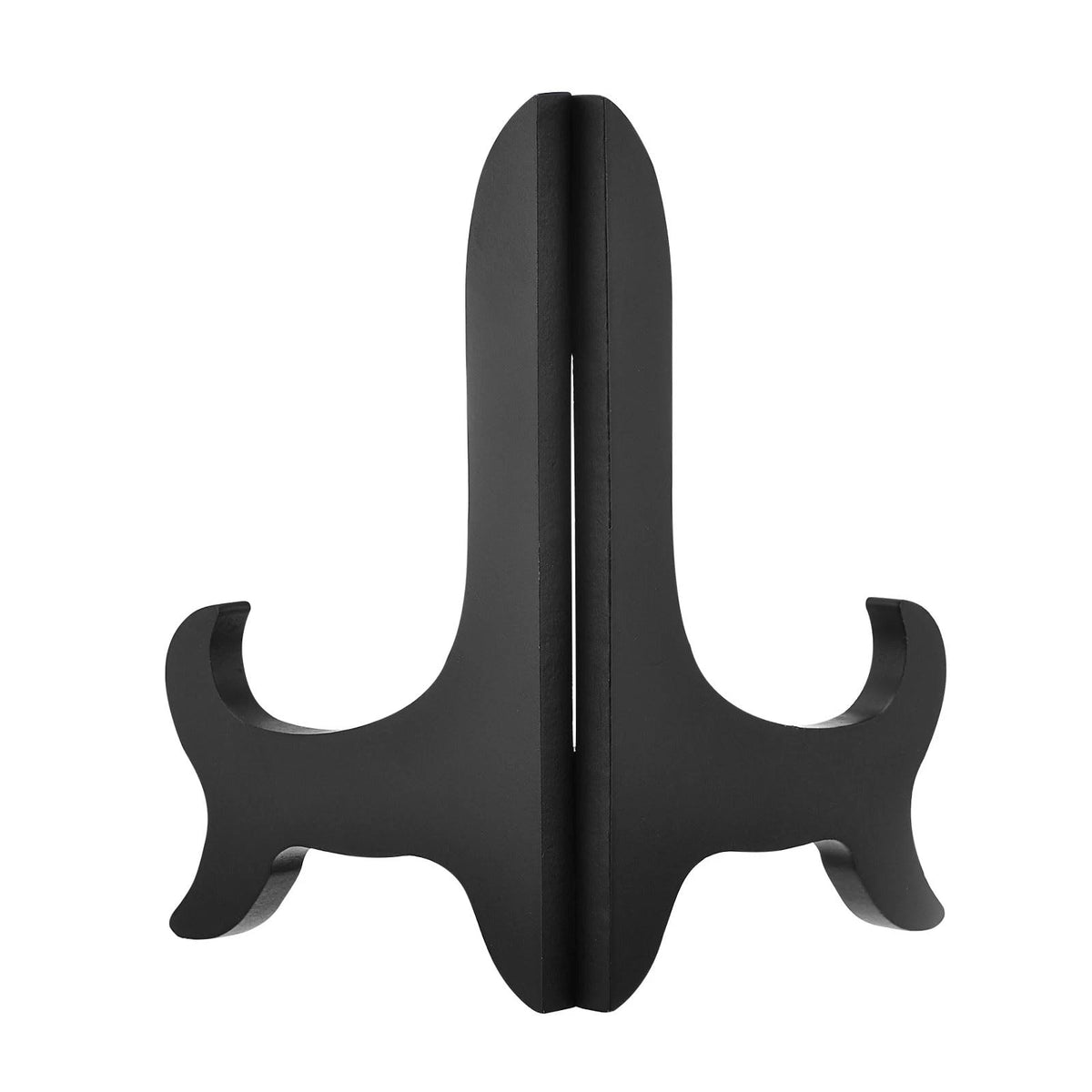 2X 6" Easel Plate Holder for Display Stand (Wooden, Black)