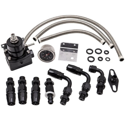 Adjustable Fuel Pressure Regulator Kit for AN6 100 PSI