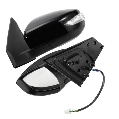 Left Side Door Mirror for Nissan Sentra (2016–2019) Manual Folding Black