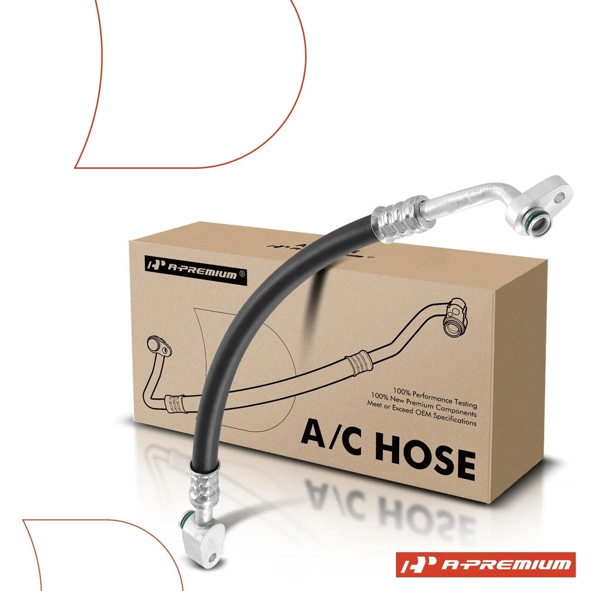 A/C Refrigerant Discharge Hose for Chevy Metro Pontiac Suzuki (1998–2001)