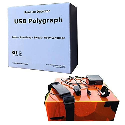 USB Polygraph for Home Use (Real Lie Detector Machine)