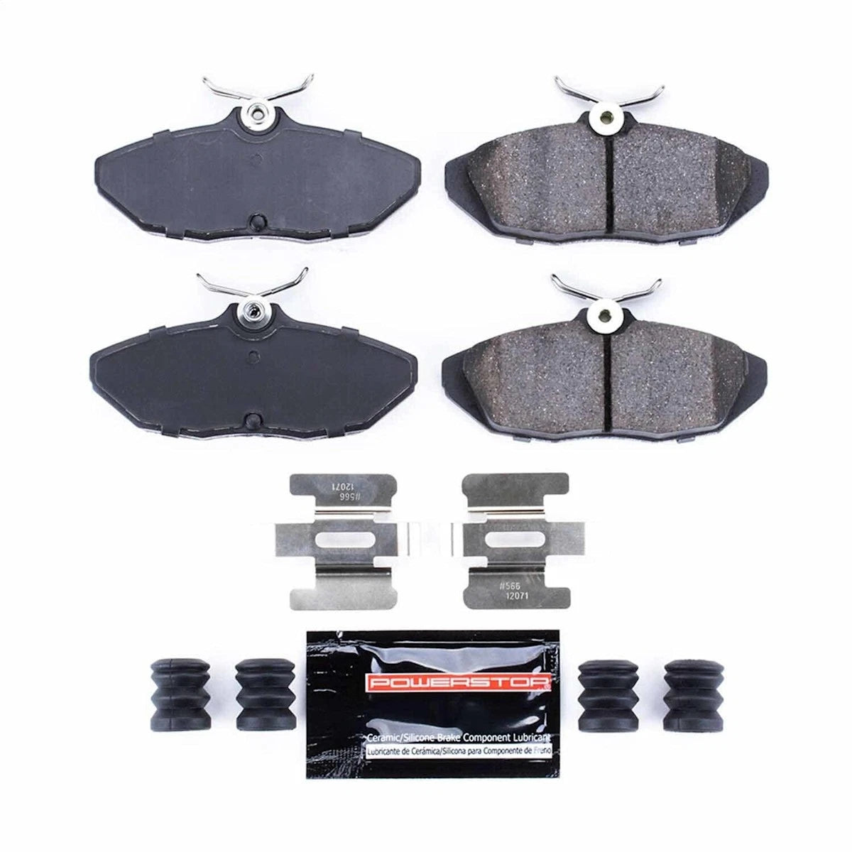 2X Powerstop Z23-599 Brake Pad Set Rear for Dodge Viper (1993–2002)